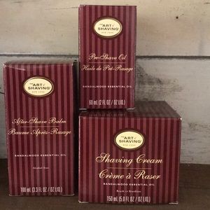 The art of shaving sandalwood set